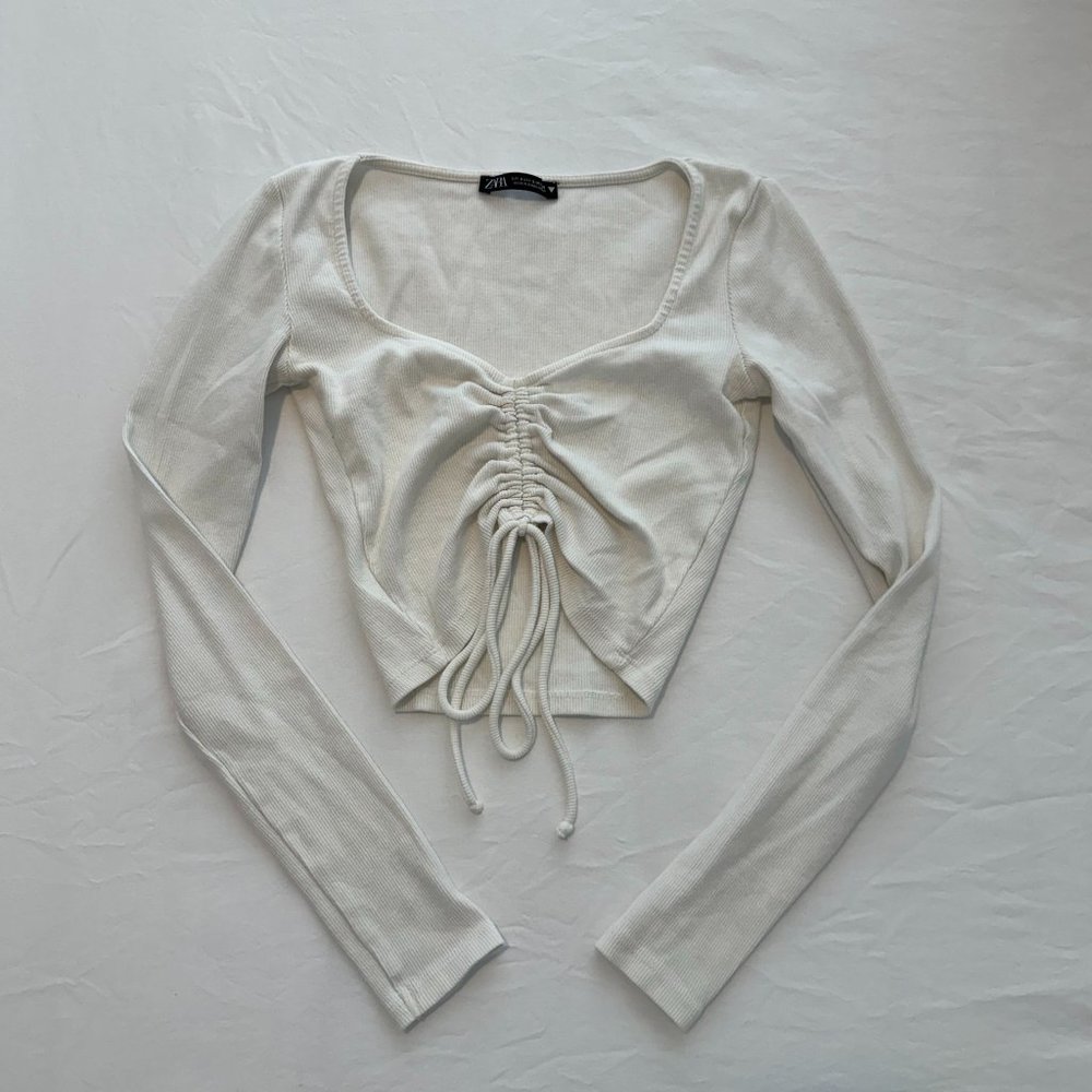 White Zara Top